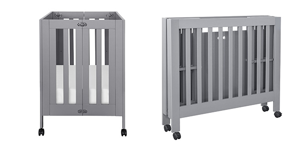 mini foldable crib with wheels customized
