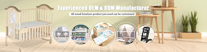 Wholesale China Modern Baby Wood Crib With Drawers Manufacturer